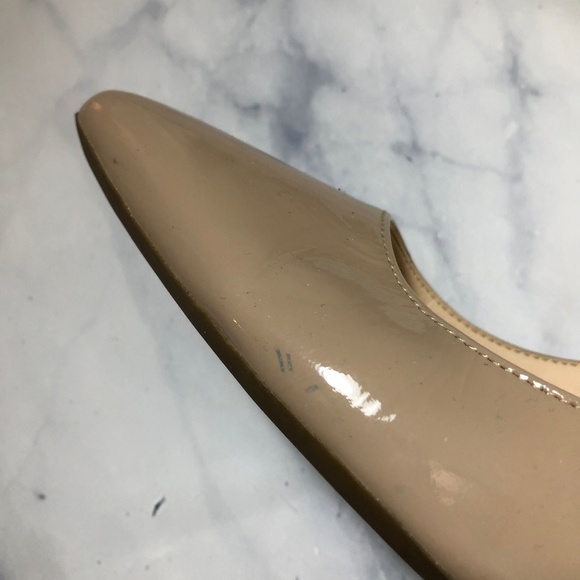 Cole Haan Grand OS Nude Patent Leather Heels Pumps - Picture 4 of 8